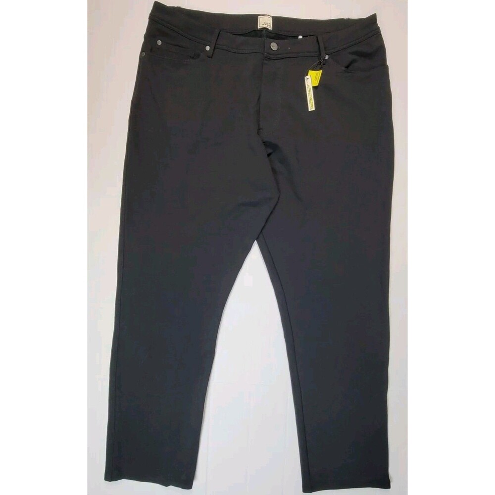 Swet Tailor Pants Men’s 40x32 All In Chino Cotton Spandex Blend Stretch Black